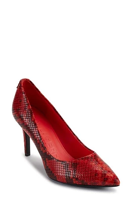 Karl Lagerfeld Paris Royale Pointed Toe Pump Vermillon at Nordstrom,