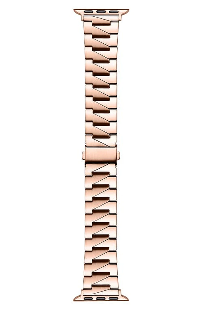 The Posh Tech Stainless Steel Apple Watch Watchband in Rose Gold at Nordstrom