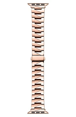 The Posh Tech Stainless Steel Apple Watch Watchband in Rose Gold at Nordstrom