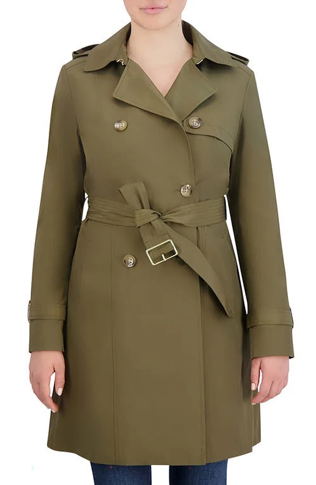 Cole Haan Signature Hooded Trench Coat at Nordstrom,