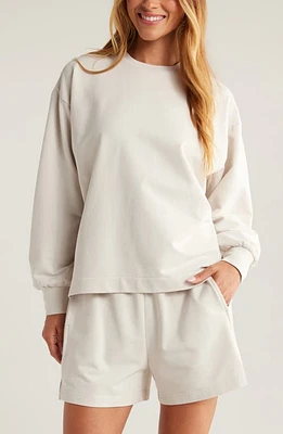 zella Swoop Crewneck Sweatshirt at Nordstrom,