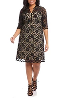 Karen Kane Scalloped Stretch Lace Dress at Nordstrom