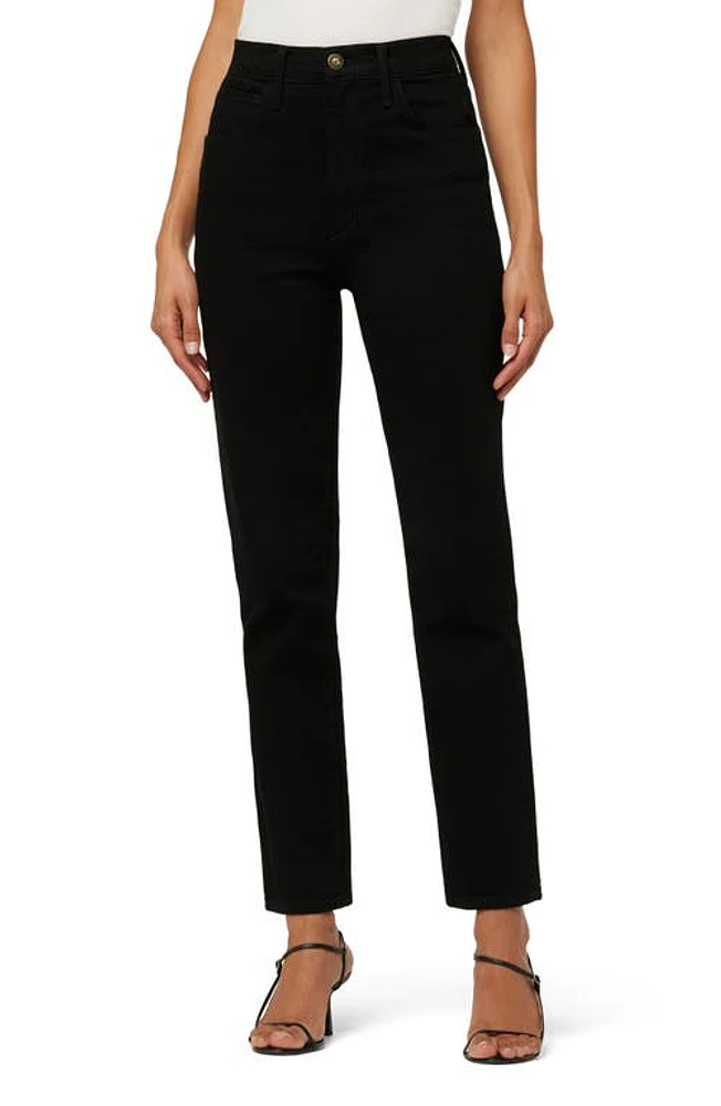 Favorite Daughter Valentina High Waist Slim Straight Leg Jeans Basalt at Nordstrom,