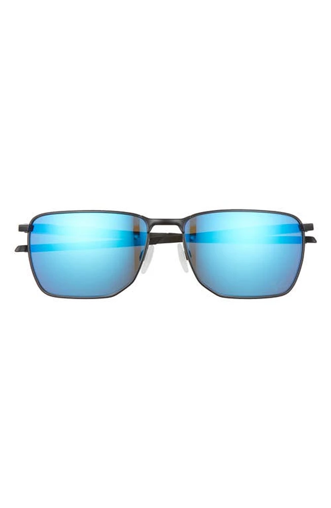 Oakley Ejector MotoGP 58mm Rectangle Sunglasses in Satin Black/Prizm Sapphire at Nordstrom