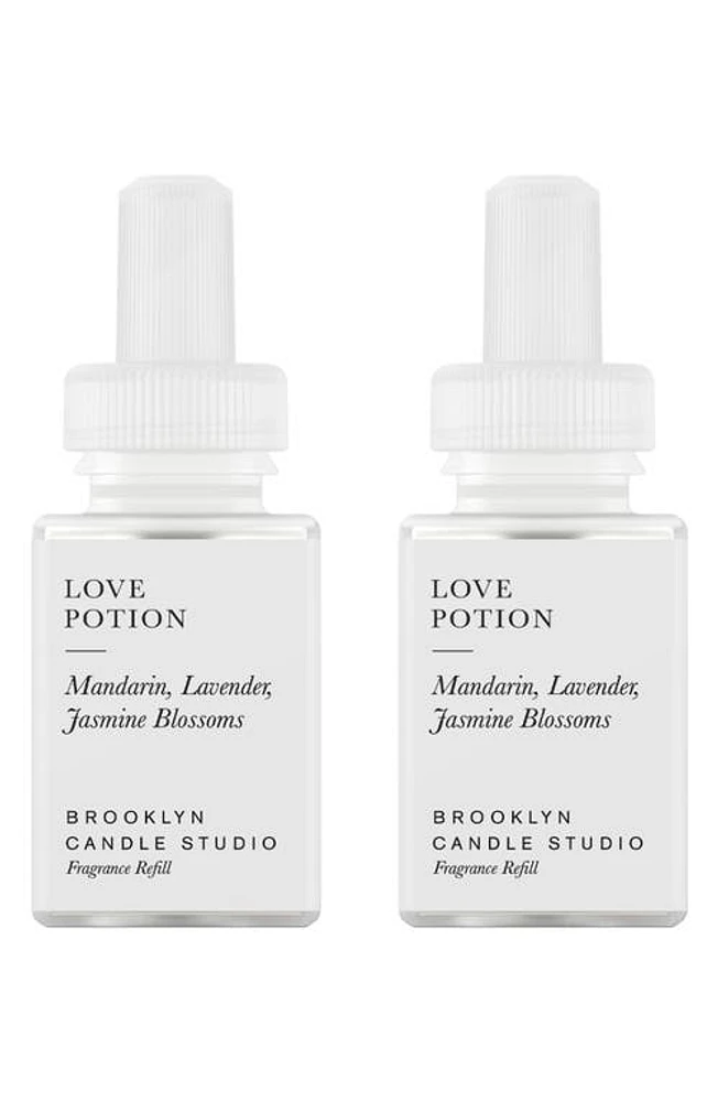 PURA x Brooklyn Candle 2-Pack Diffuser Fragrance Refills in Palo Santo at Nordstrom