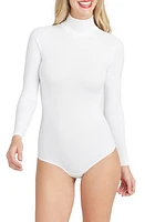 SPANX Suit Yourself Long Sleeve Mock Neck Bodysuit at Nordstrom,