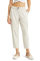 zella Horizon Woven Cargo Pants in Grey Moonbeam at Nordstrom, Size Small