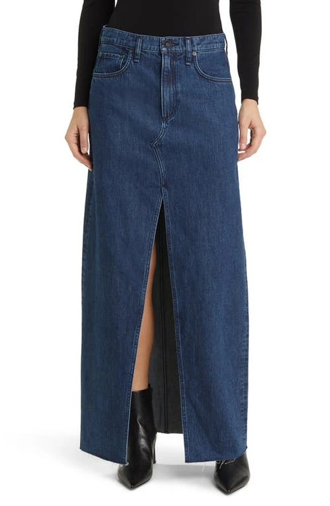 rag & bone Avery Denim Maxi Skirt Ari at Nordstrom,