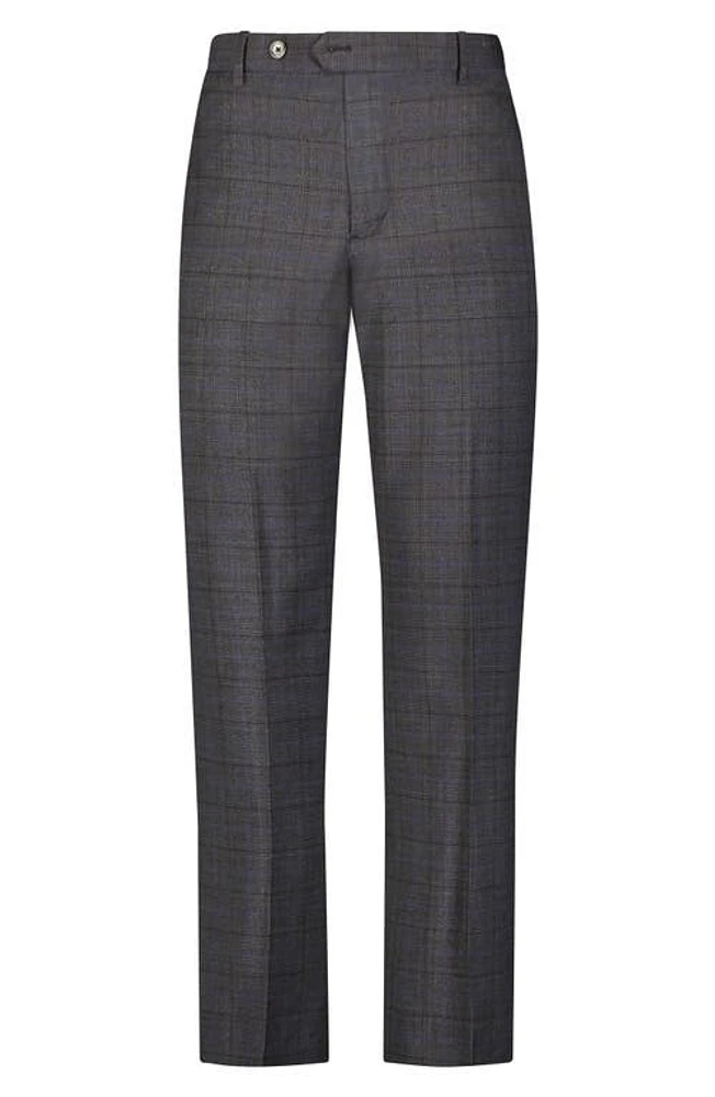 Brooks Brothers Regent Fit Wool Blend Trousers in Charctonalwp at Nordstrom, Size 33 X 32