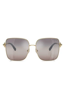 Tiffany & Co. 58mm Gradient Square Sunglasses in Pale Gold at Nordstrom