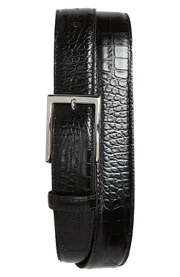 Torino Gator Grain Embossed Leather Belt at Nordstrom