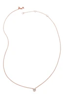 Monica Vinader Essential Diamond Necklace in Rp at Nordstrom