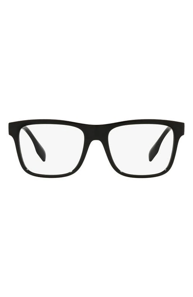 burberry Carter 55mm Square Optical Glasses in Black at Nordstrom