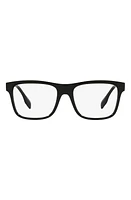 burberry Carter 55mm Square Optical Glasses in Black at Nordstrom