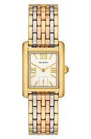 Tory Burch The Eleanor Bracelet Watch, 25mm x 34mm in Tri-Tone at Nordstrom