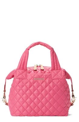 MZ Wallace Small Sutton Deluxe Quilted Nylon Crossbody Bag in Zinnia at Nordstrom