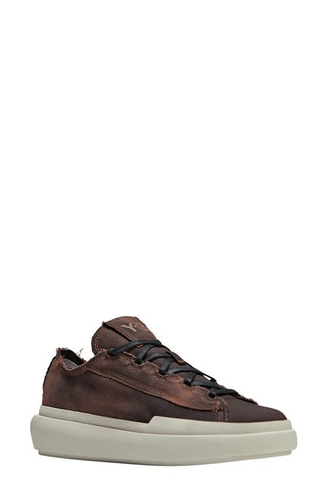 Y-3 Nizza Low Sneaker Black/Clear Brown/brown at Nordstrom,