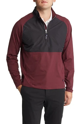 Cutter & Buck Men's Adapt Quarter Zip Wind Resistant Knit Pullover at Nordstrom,