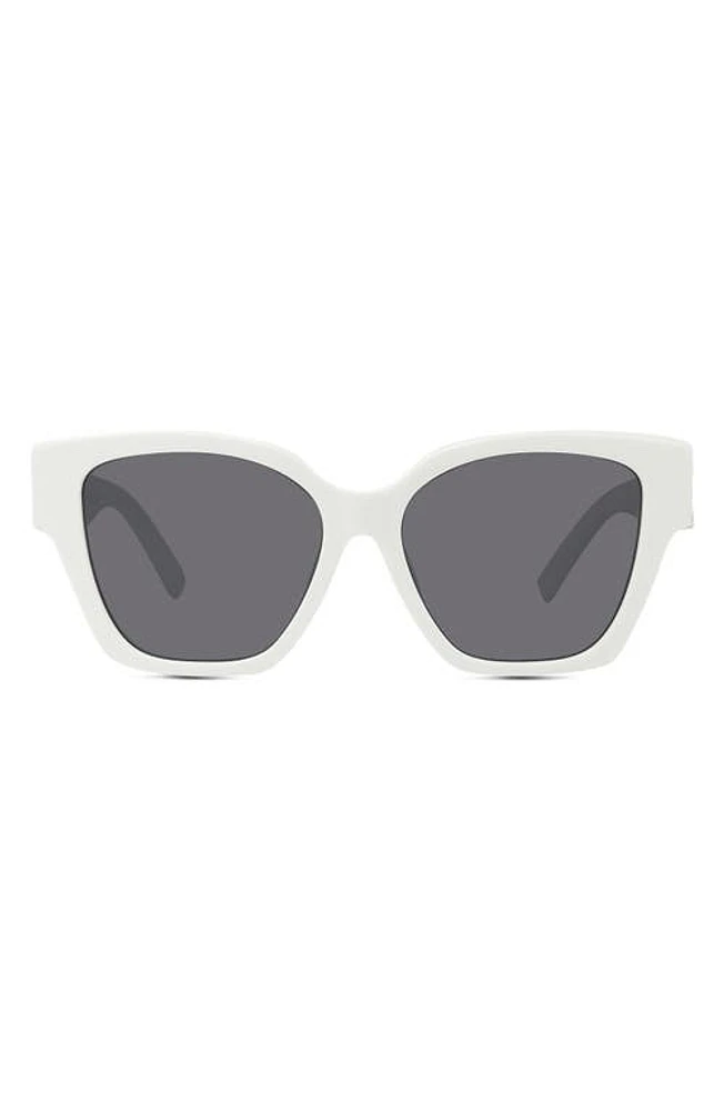 Givenchy 4G 56mm Square Sunglasses in Ivory /Smoke Mirror at Nordstrom