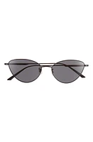 Oliver Peoples x KHAITE 1998C 56mm Cat Eye Sunglasses in Matte Black at Nordstrom