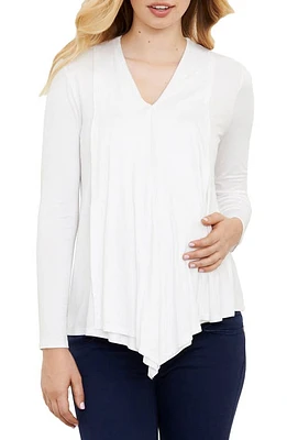 Maternal America Draped Nursing Top Ivory at Nordstrom,