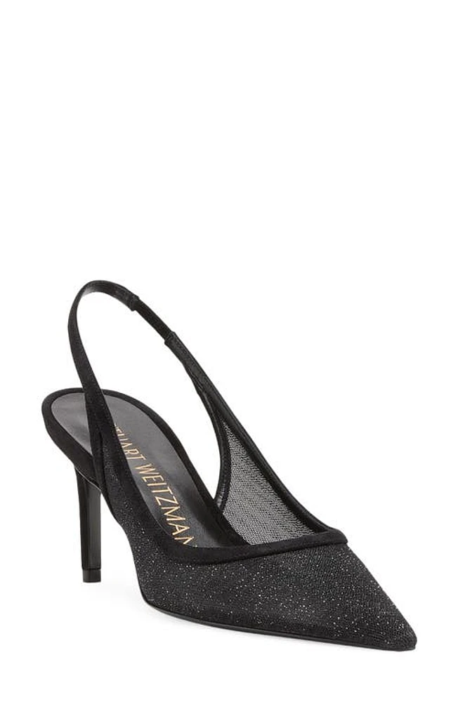 Stuart Weitzman 75 Slingback Pump Black at Nordstrom,