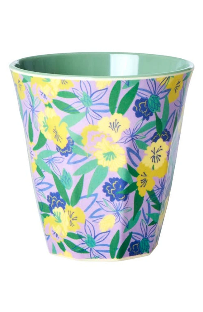 Rice by Rice Set of Four Melamine Tumblers in Fancy Pansy at Nordstrom