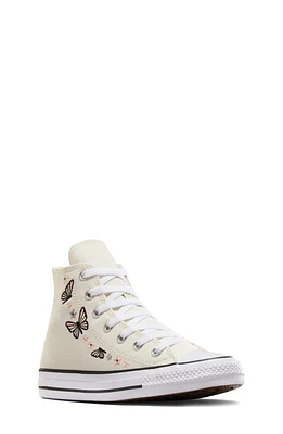 Converse Kids' Chuck Taylor All Star High Top Sneaker Egret/Black/White at Nordstrom, M