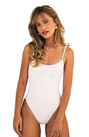 Dippin Daisys Star Scoop Neckline One Piece White at Nordstrom,