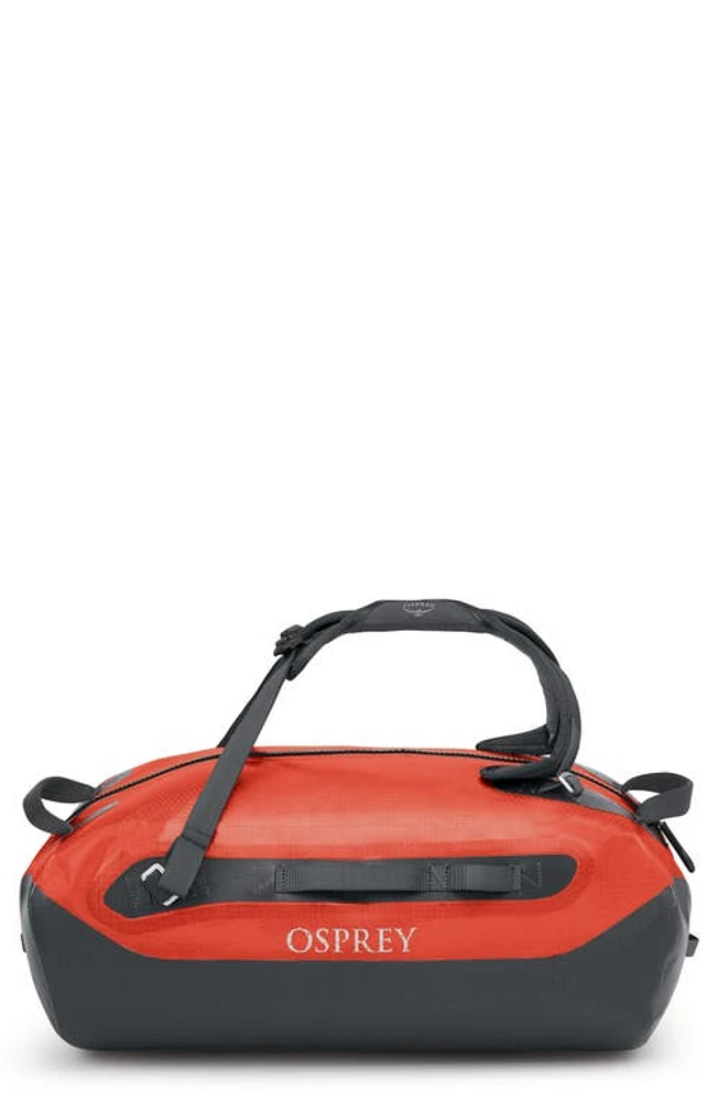 Osprey Transporter 40L Waterproof Duffle Bag in Mars Orange at Nordstrom