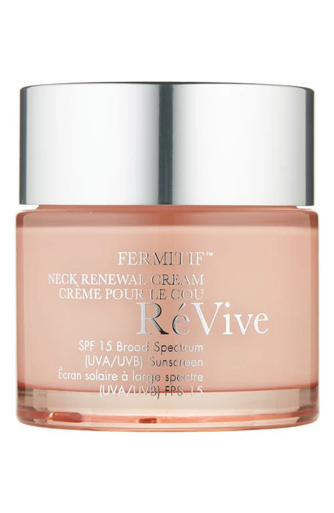 RéVive Fermitif Neck Renewal Cream Broad Spectrum SPF 15 Sunscreen at Nordstrom, Size 2.5 Oz