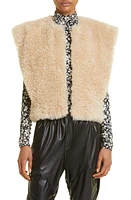 Isabel Marant Étoile Feliz Faux Shearling Vest Ecru at Nordstrom,