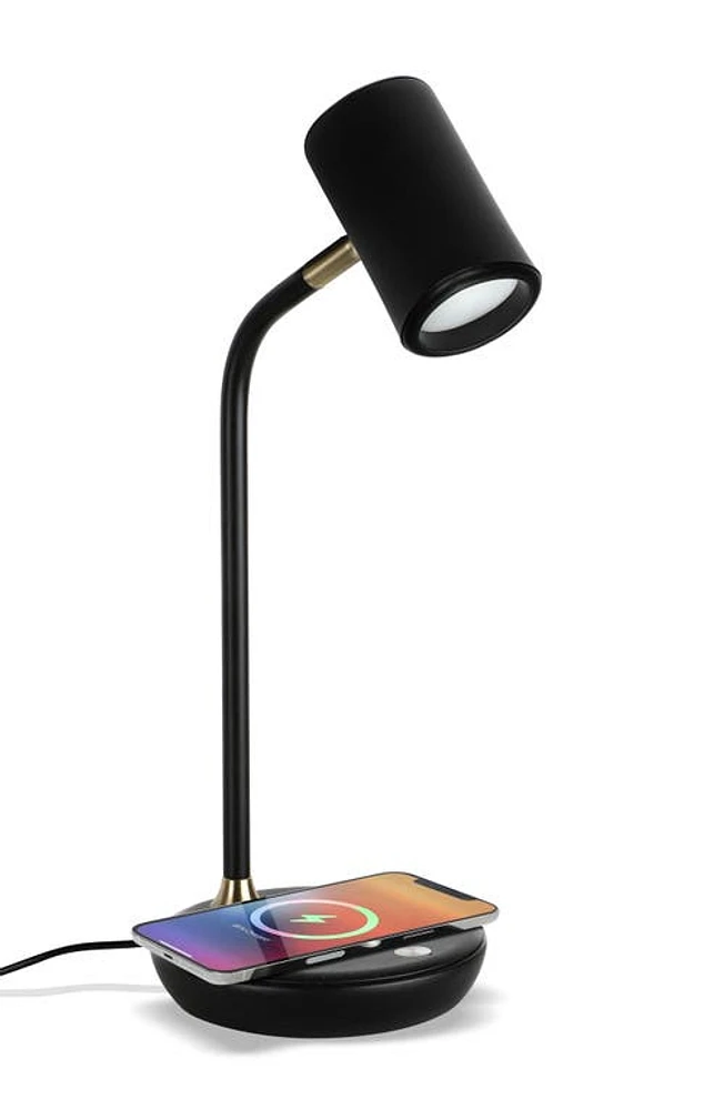 Brightech Ezra LED Table Lamp in Black at Nordstrom