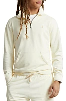 Polo Ralph Lauren French Terry Quarter Zip Sweatshirt Clubhouse Cream at Nordstrom,