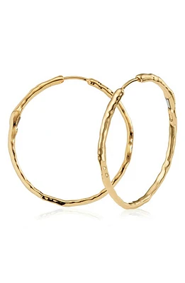 Monica Vinader Siren Muse Large Hoop Earrings in 18Ct Gold Vermeil On Sterling at Nordstrom