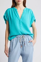 XÍRENA Kane Cotton Gauze Top at Nordstrom,