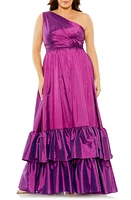 FABULOUSS BY MAC DUGGAL Metallic One-Shoulder Gown at Nordstrom,