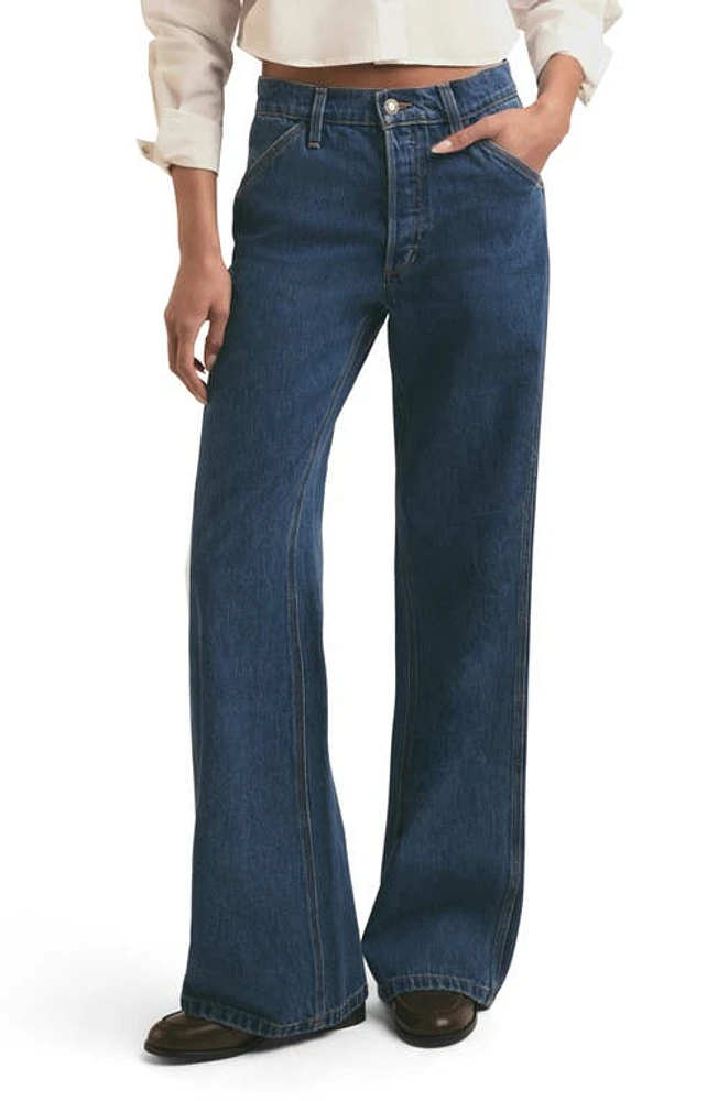 Favorite Daughter The Olympia Flare Leg Jeans Cody at Nordstrom,