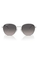 Ray-Ban 55mm Polarized Phantos Sunglasses in Silver at Nordstrom