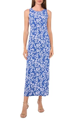 Vince Camuto Keyhole Back Sleeveless Maxi Dress Denim Navy at Nordstrom,