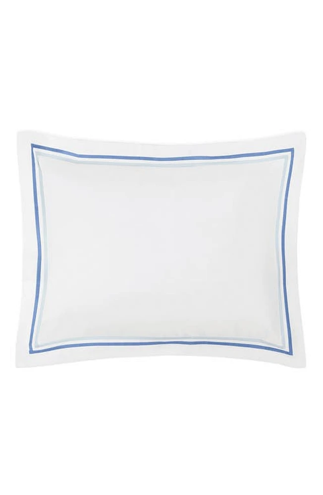 Matouk Essex Cotton Percale Boudoir Sham in Azure at Nordstrom