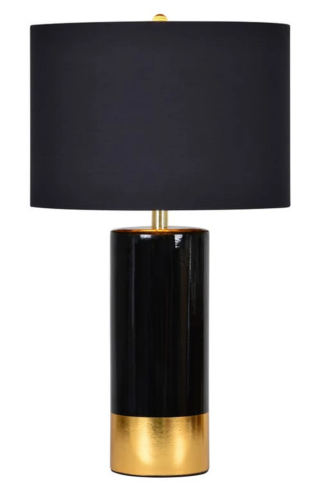 Renwil The Tuxedo Table Lamp in Black/Gold at Nordstrom