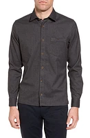 Ted Baker London Digon Dobby Shirt in Grey at Nordstrom, Size 7