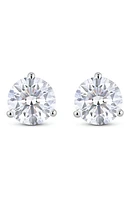 LIGHTBOX Round Lab Grown Diamond Stud Earrings in 4.0Ctw White Gold at Nordstrom