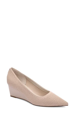 Sanctuary Perky Pointed Toe Wedge Pump Flax at Nordstrom,