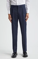 Valentino Crosshatch Stretch Wool Suit Navy at Nordstrom, Us