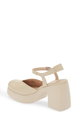 Wonders Juana Platform Pump Lack Natural at Nordstrom,