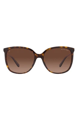 Michael Kors Anaheim 57mm Square Polarized Sunglasses in Dk Tort at Nordstrom