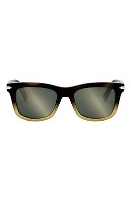 'DiorBlackSuit S11I 53mm Geometric Sunglasses in Havana/Other /Smoke Mirror at Nordstrom