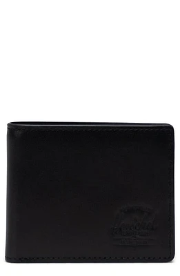 Herschel Supply Co. Hank RFID Leather Bifold Wallet in Black at Nordstrom